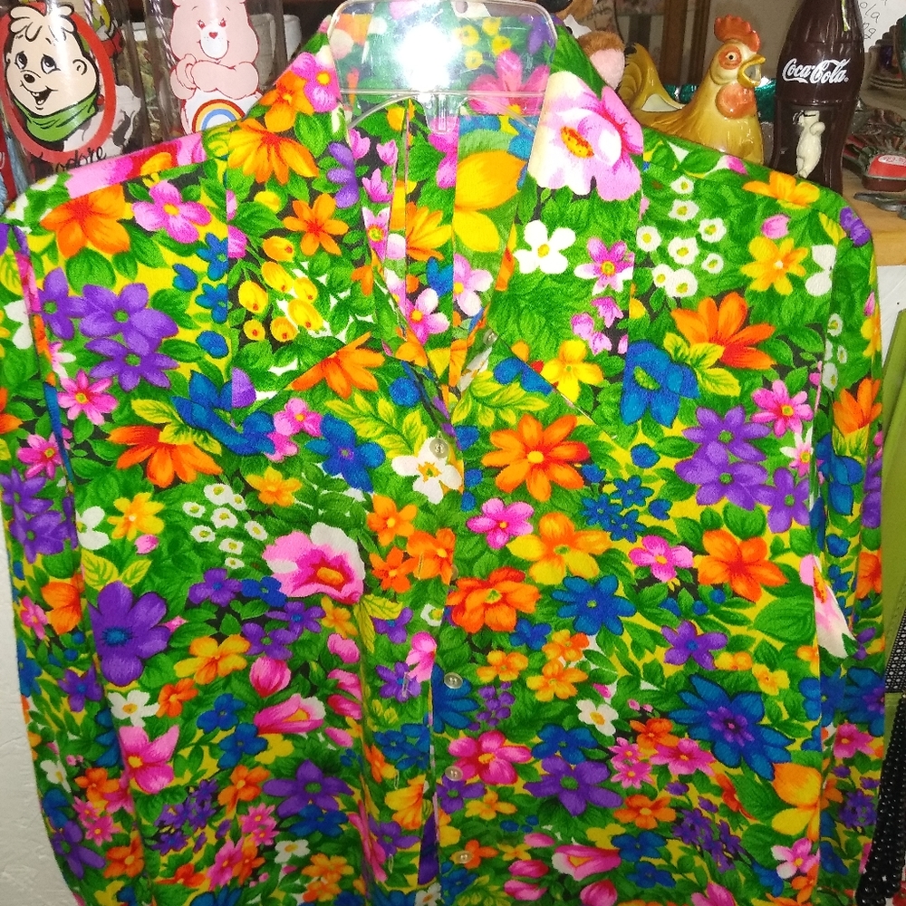 Vintage floral blouse